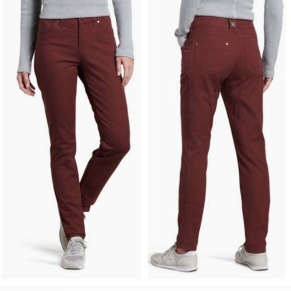 Kuhl Brooke Skinny Pants Red Currant Style# 6284 Size 14R - Picture 1 of 7